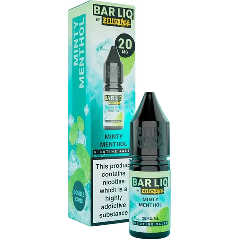 Zeus Juice Barliq Salt 10ml Nic Salt Minty Menthol