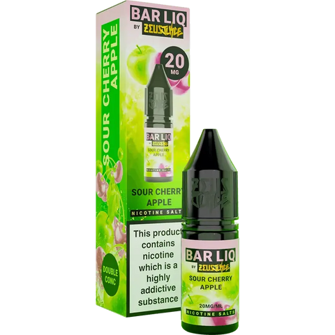 Zeus Juice Barliq Salt 10ml Nic Salt Sour Cherry Apple