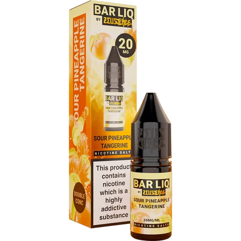 Zeus Juice Barliq Salt 10ml Nic Salt Sour Pineapple Tangerine