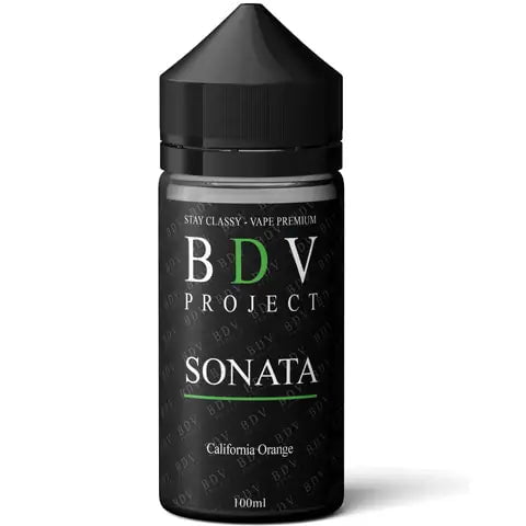 BDV Project 100ml Shortfill Sonata On White Background