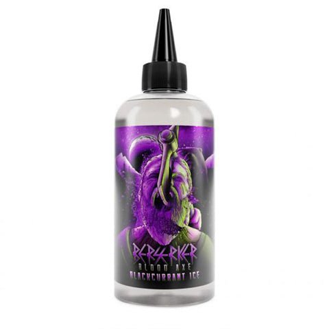 Berserker Blood Axe E-Liquids 200ml Shortfill Blackcurrant Ice On White Background