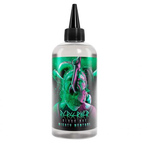 Berserker Blood Axe E-Liquids 200ml Shortfill Mighty Menthol On White Background