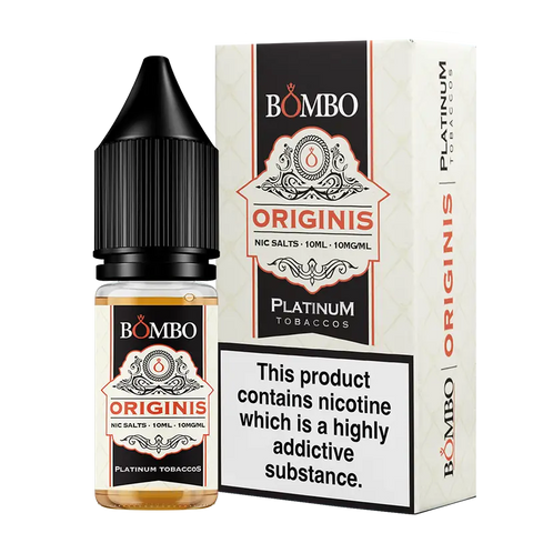 Bombo Platinum Tobaccos Originis 10ml Nic Salt 10mg