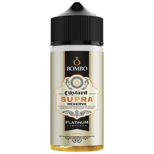 Bombo Platinum Tobacco Custard Supra Reserve 100ml Shortfill E-Liquid