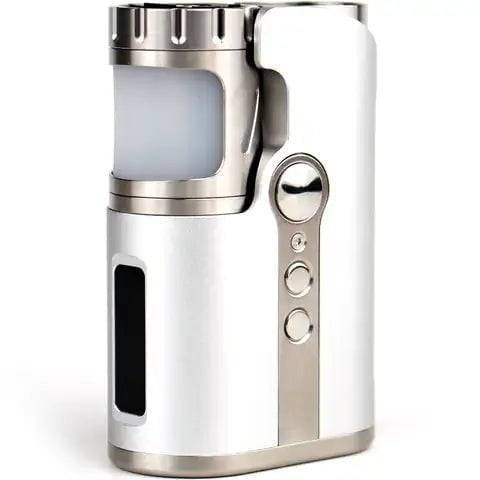 BP Mods Tomahawk SBS/Squonk Mod Silver On White Background