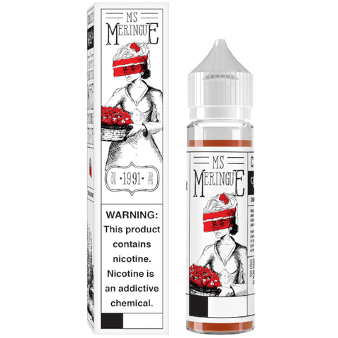 Charlies Chalk Dust Meringue Shortfill E-Liquids Strawberry On White Background