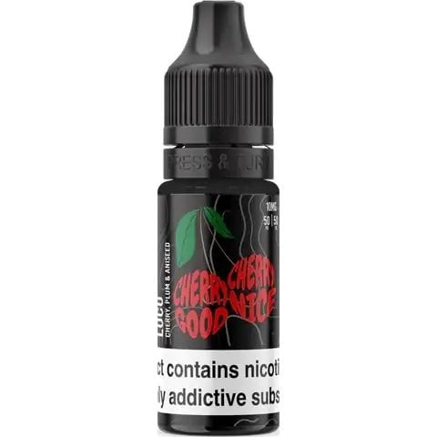 Cherry Good Cherry Nice 10ml Nic Salts Loco / 10mg On White Background