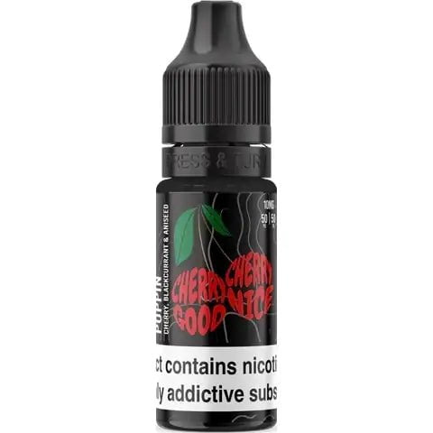 Cherry Good Cherry Nice 10ml Nic Salts Poppin / 10mg On White Background