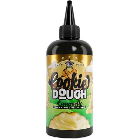 Cookie Dough by Joe's Juice E-Liquids 200ml Shortfills Caramello On White Background