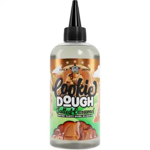 Cookie Dough by Joe's Juice E-Liquids 200ml Shortfills Salted Caramel Cookie Dough On White Background