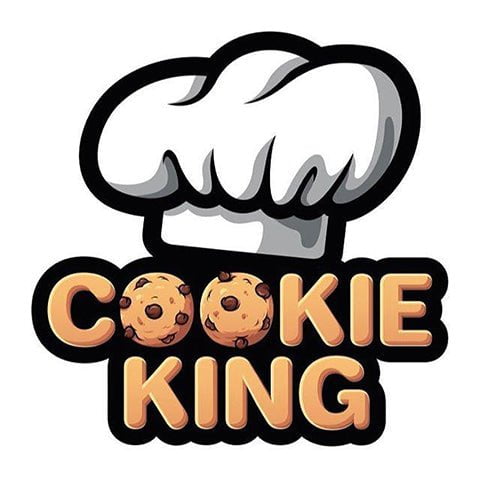 Cookie King 100ml Shortfill E-Liquids On White Background