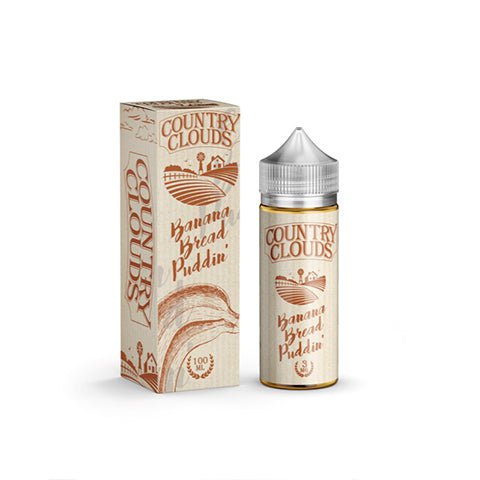 Country Clouds 100ml Shortfill E-Liquids Banana On White Background