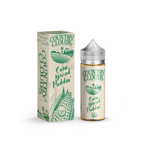 Country Clouds 100ml Shortfill E-Liquids Corn Bread On White Background