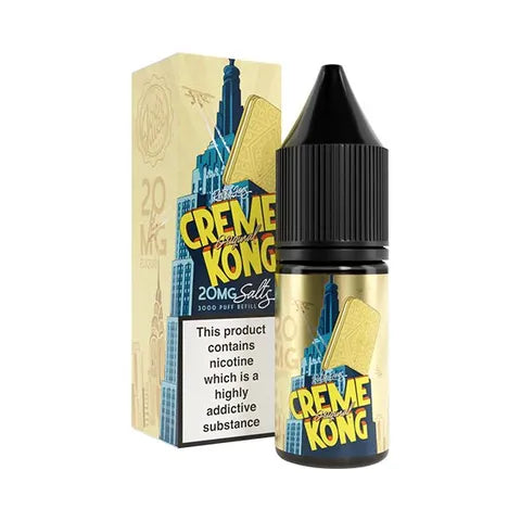 creme kong nic salt original on white background