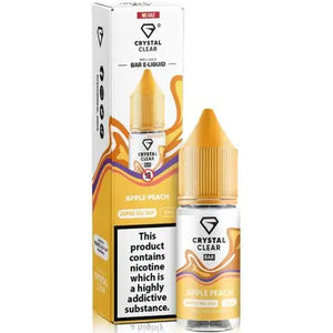 Crystal Clear Nic Salts 10ml Apple Peach