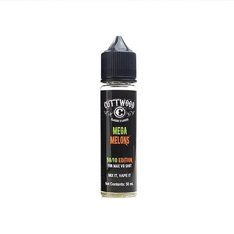 Cuttwood - The Sauce Boss 50ml Shortfill E-Liquid Mega Melons On White Background