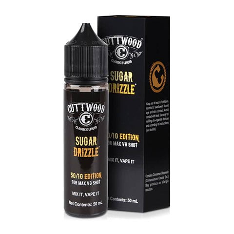 Cuttwood - The Sauce Boss 50ml Shortfill E-Liquid Sugar Drizzle On White Background