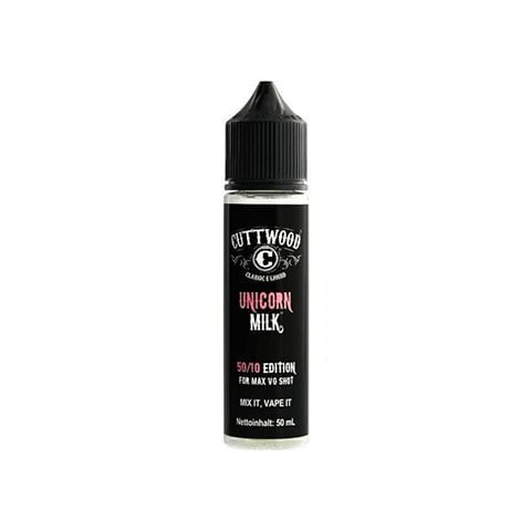 Cuttwood - The Sauce Boss 50ml Shortfill E-Liquid Unicorn Milk On White Background