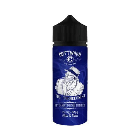 cuttwood tobacconist after mint infused tobacco 100ml on white background