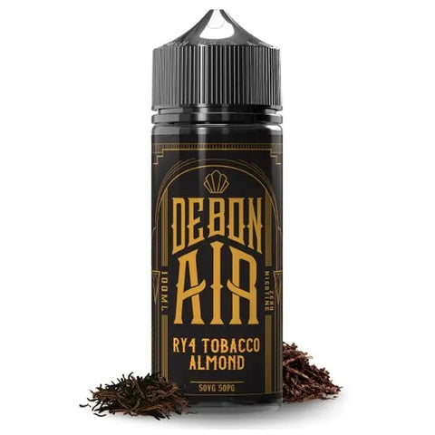 Debonair Tobacco 50/50 100ml Shortfill RY4 Tobacco Almond