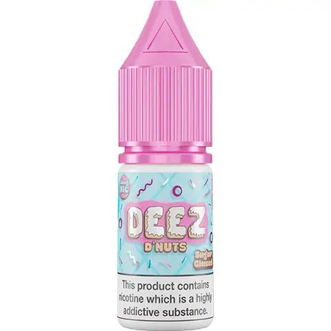 DEEZ D'Nuts 10ml Nic Salts Sugar Glazed / 10mg On White Background