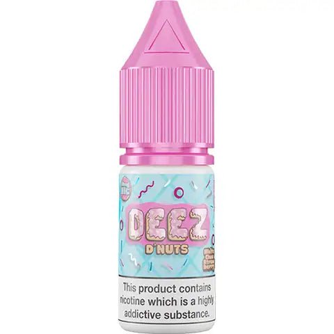 DEEZ D'Nuts 10ml Nic Salts White Chco Strawberry / 20mg On White Background