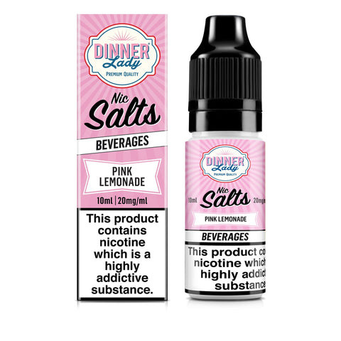 Dinner Lady Bar Salt E-Liquids On White Background