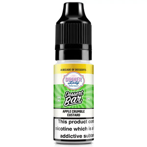 Dinner Lady Desserts Bar 10ml Nic Salts Apple Crumble Custard