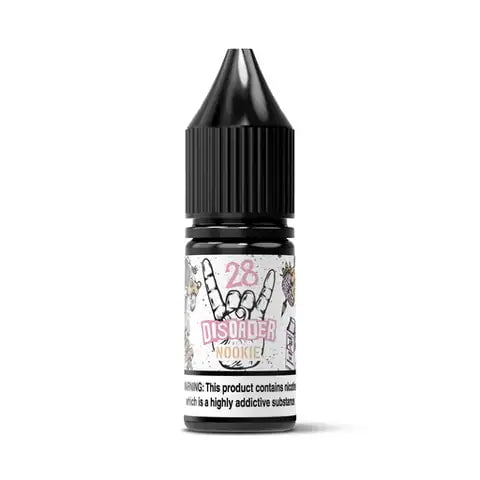 Disorder 10ml Nic Salt E-Liquids Nookie / 10mg On White Background