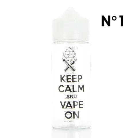 DIY'UP 120ml Chubby Empty Bottle Keep Calm On White Background