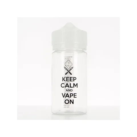 DIY'UP 180ml Chubby Empty Bottle Keep Calm On White Background