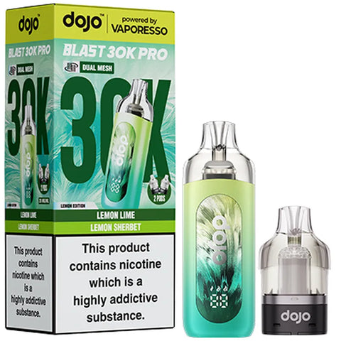 Dojo Blast 30k Vape Kit Lemon Lime & Lemon Sherbet