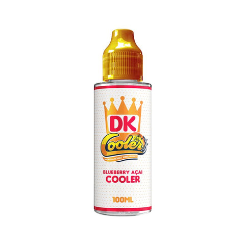 Donut King Cooler 100ml Shortfill E-Liquid Blueberry Acai On White Background