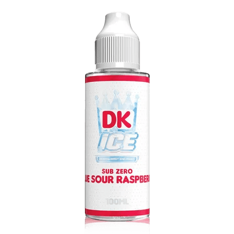 Donut King ICE Shortfill E-Liquids Sub Zero Blue Raspberry On White Background