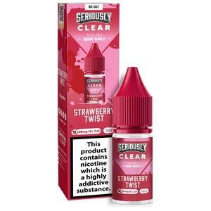 Doozy Seriously Clear Strawberry Twist 10ml Nic Salt