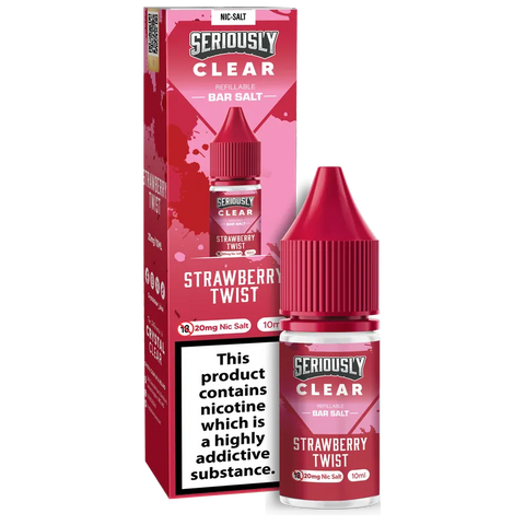 Doozy Seriously Clear Strawberry Twist 10ml Nic Salt