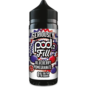 Doozy Seriously Pod Fill X2 Blueberry Pomegranate 100ml Shortfill Default Title