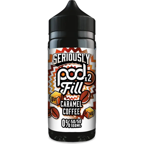 Doozy Seriously Pod Fill Caramel Coffee 100ml Shortfill Default Title