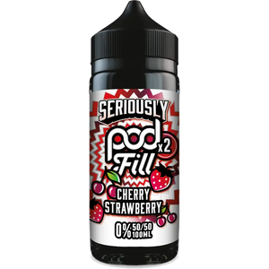 Doozy Seriously Pod Fill X2 Cherry Strawberry 100ml Shortfill Default Title