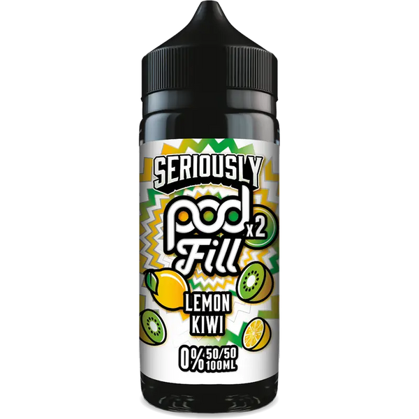 Doozy Seriously Pod Fill Lemon Kiwi 100ml Shortfill Default Title