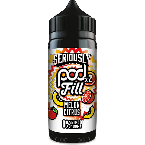 Doozy Seriously Pod Fill Melon Citrus 100ml Shortfill Default Title