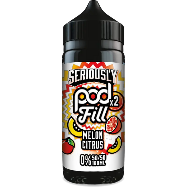 Doozy Seriously Pod Fill Melon Citrus 100ml Shortfill Default Title