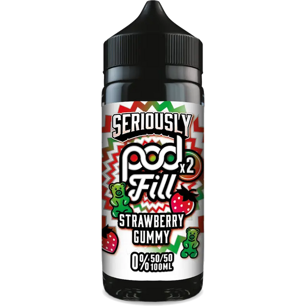 Doozy Seriously Pod Fill Strawberry Gummy 100ml Shortfill Default Title