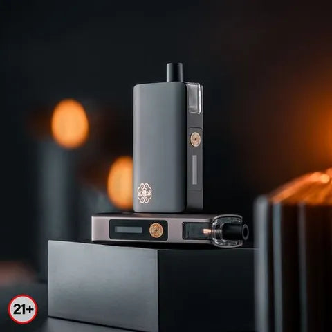 dotmod dotpod max pod vape kit promo on black background