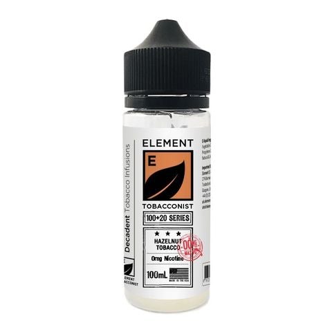 Element E-Liquid Premium 100ml Dripper Series Shortfills On White Background