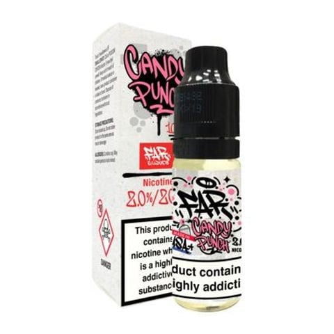 Element NS Nic Salt 10ml Juice Range Candy Punch / 5mg On White Background