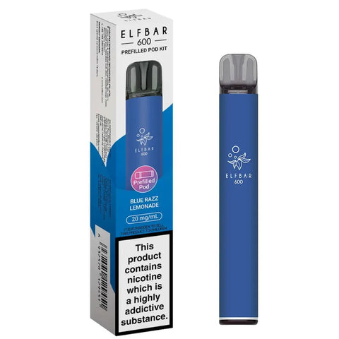 Elf Bar 600 Prefilled Pod Kit Blue Razz Lemonade