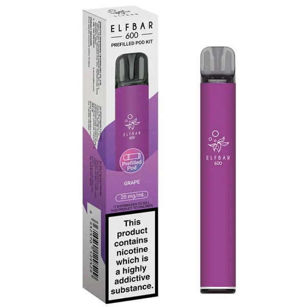 Elf Bar 600 Prefilled Pod Kit Grape