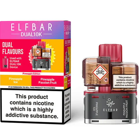 Elf Bar Dual 10k Replacement Pods Pineapple Edition