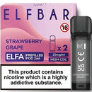 Elf Bar ELFA Pre-Filled Pods Strawberry Grape